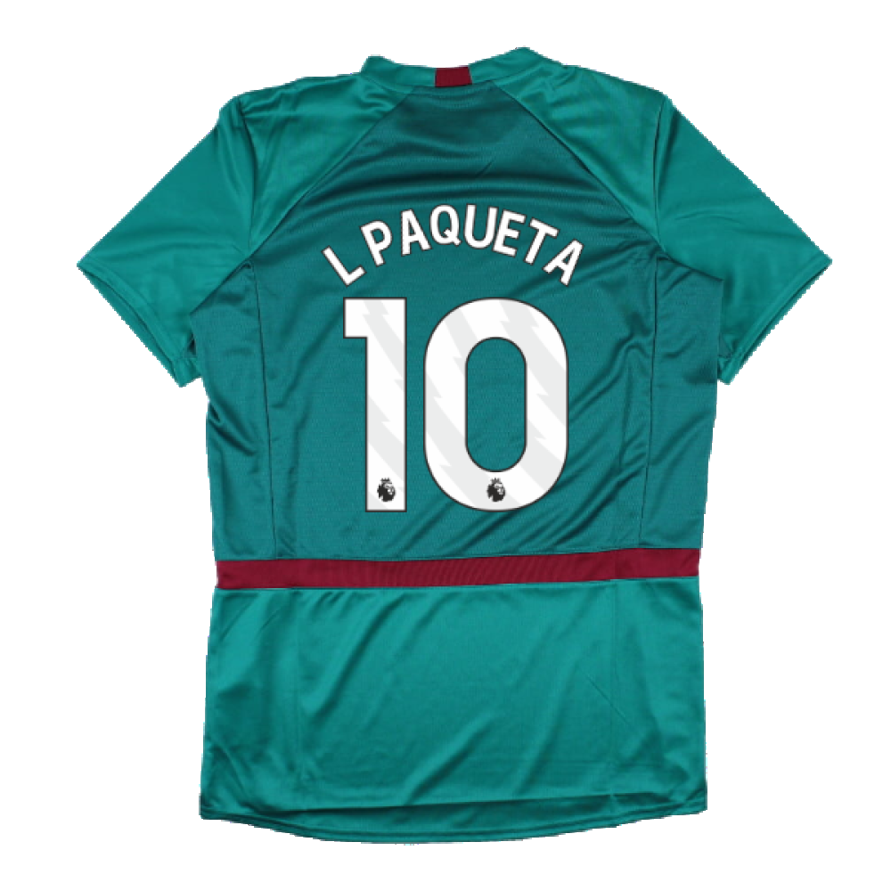 2023-2024 West Ham Training Jersey (Alexanderite) (L PAQUETA 10)