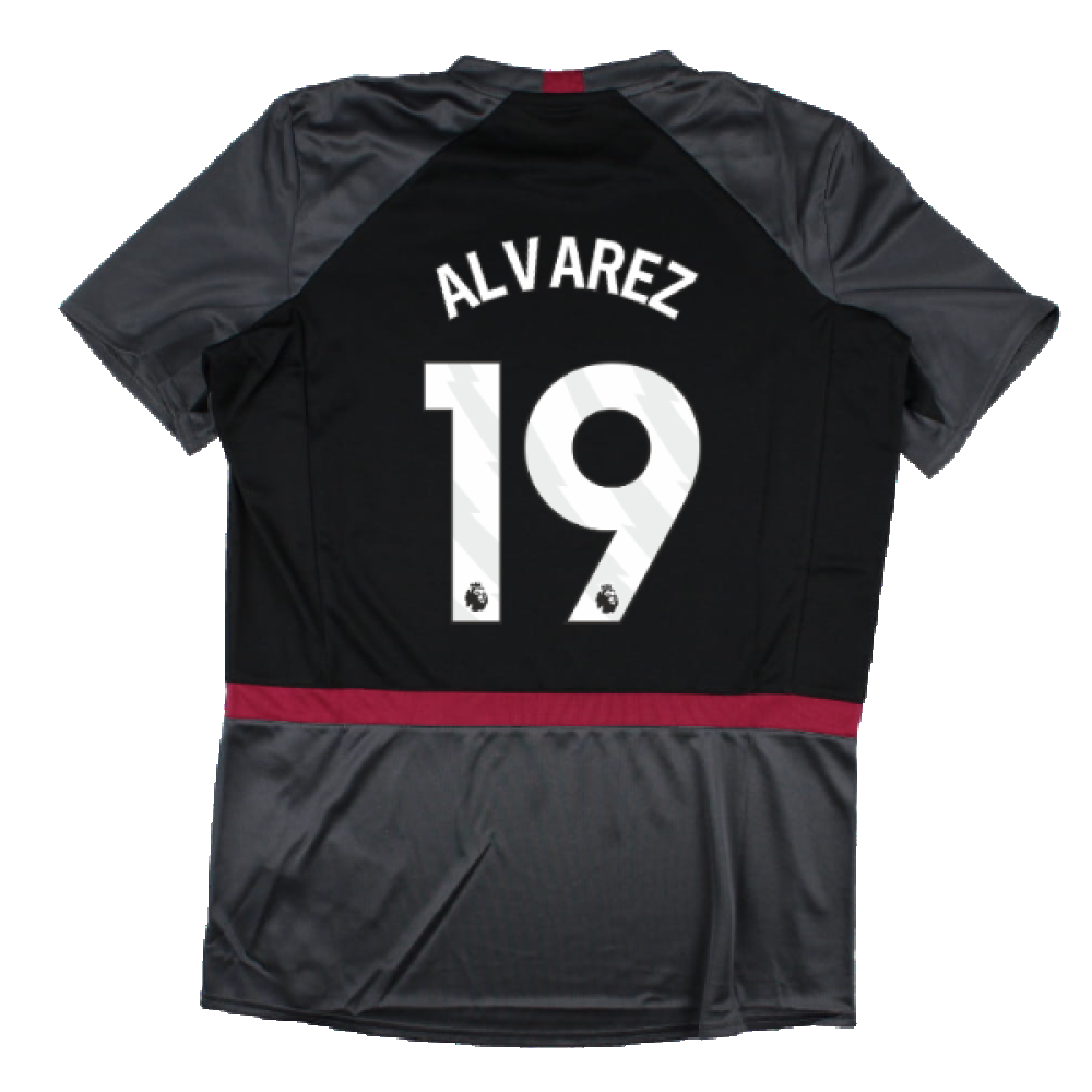 2023-2024 West Ham Training Jersey (Carbon) (ALVAREZ 19)