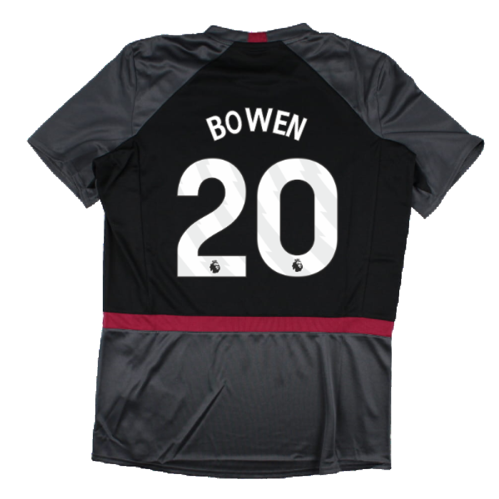 2023-2024 West Ham Training Jersey (Carbon) (BOWEN 20)