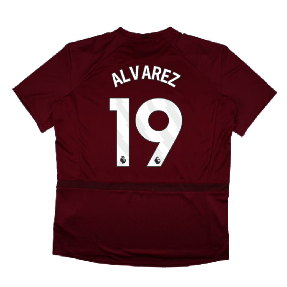 2023-2024 West Ham Training Jersey (Claret) (ALVAREZ 19)