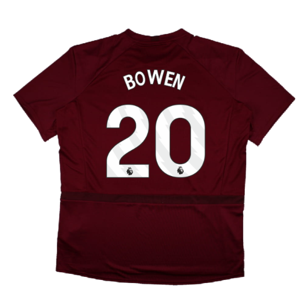 2023-2024 West Ham Training Jersey (Claret) (BOWEN 20)