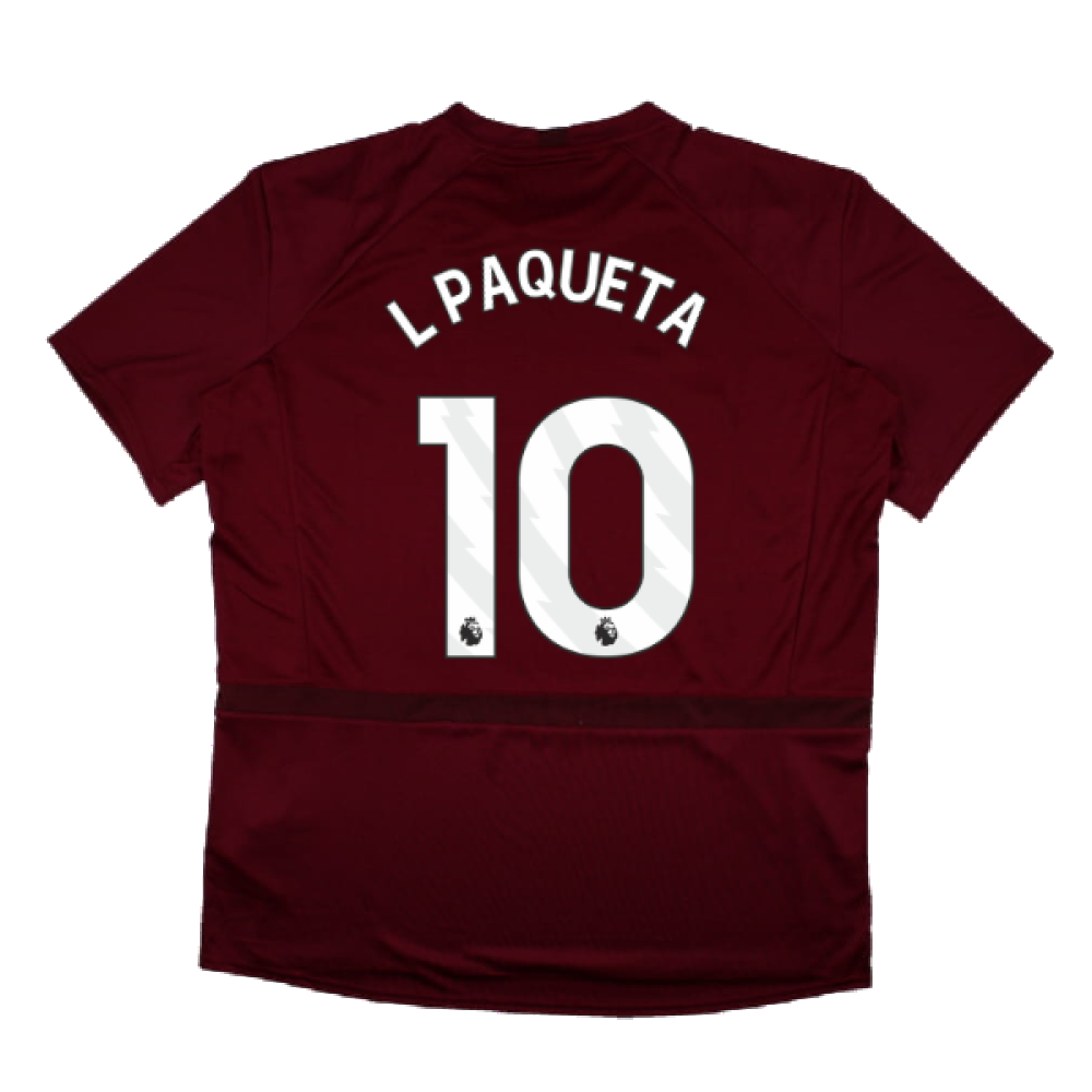 2023-2024 West Ham Training Jersey (Claret) (L PAQUETA 10)