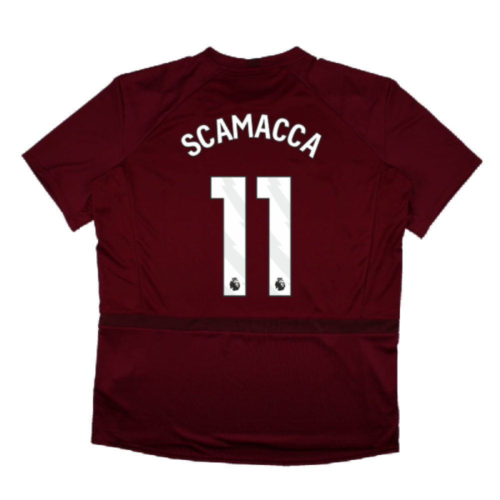 2023-2024 West Ham Training Jersey (Claret) (SCAMACCA 11)