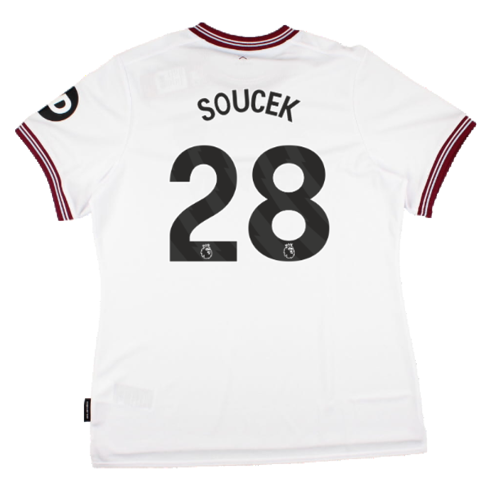 2023-2024 West Ham United Away Shirt (Ladies) (SOUCEK 28)