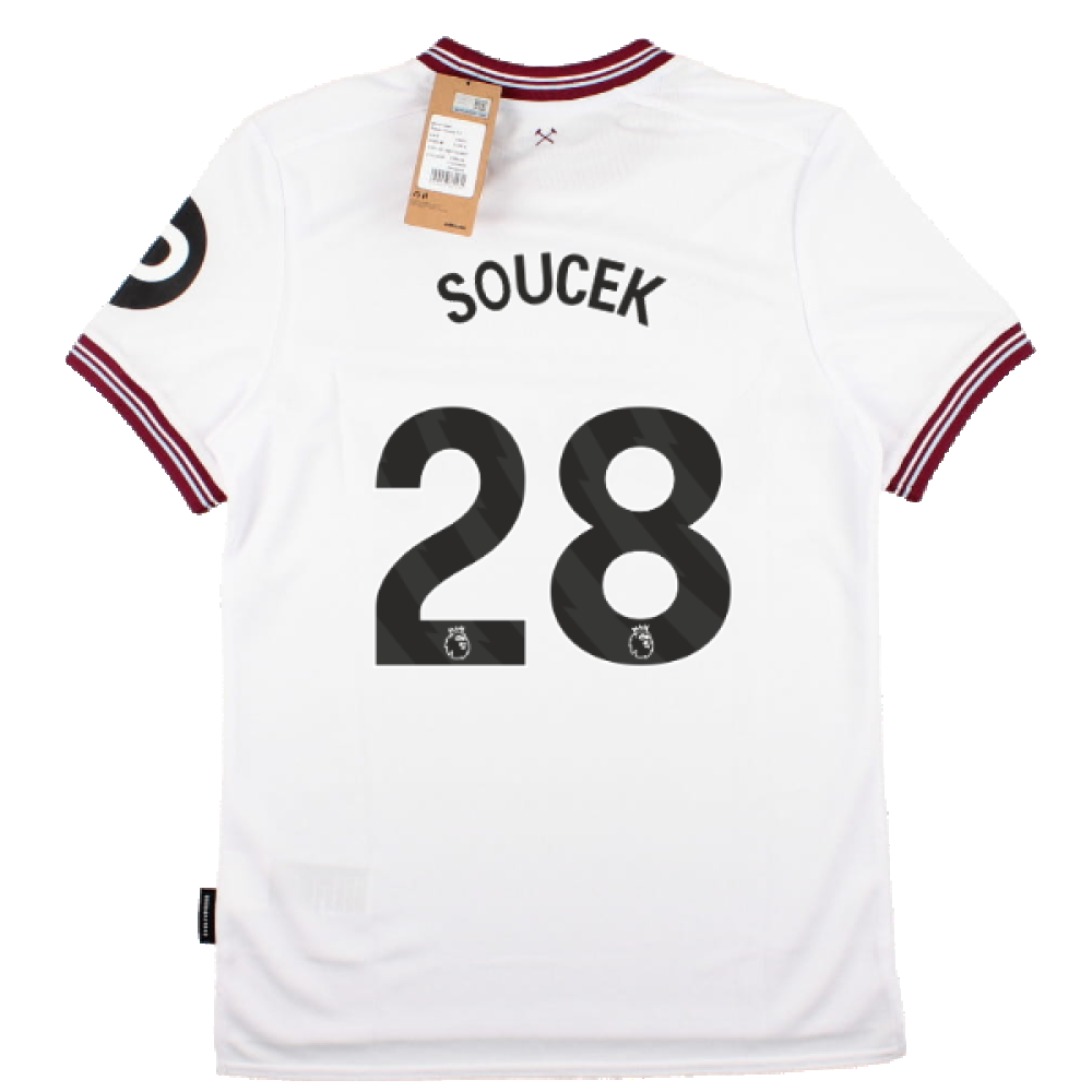 2023-2024 West Ham United Away Shirt (SOUCEK 28)