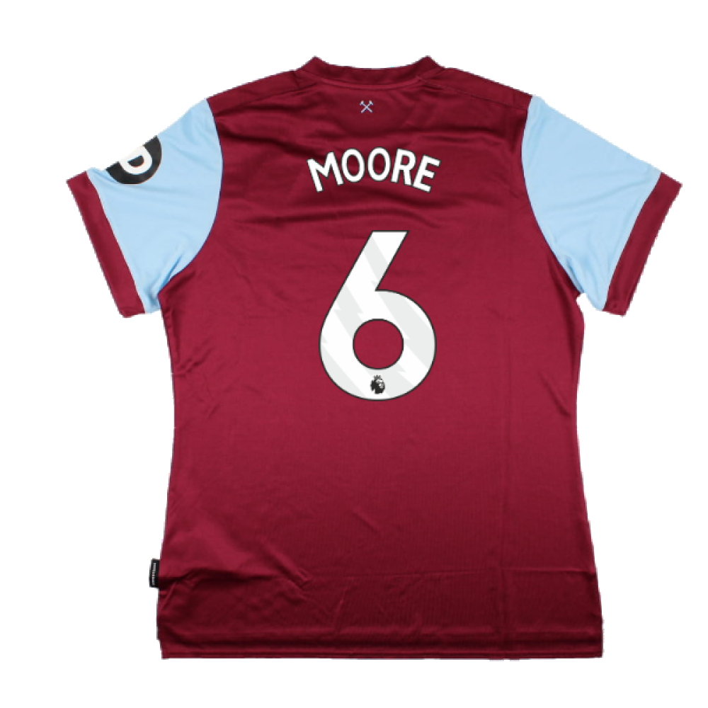 2023-2024 West Ham United Home Shirt (Womens) (MOORE 6)