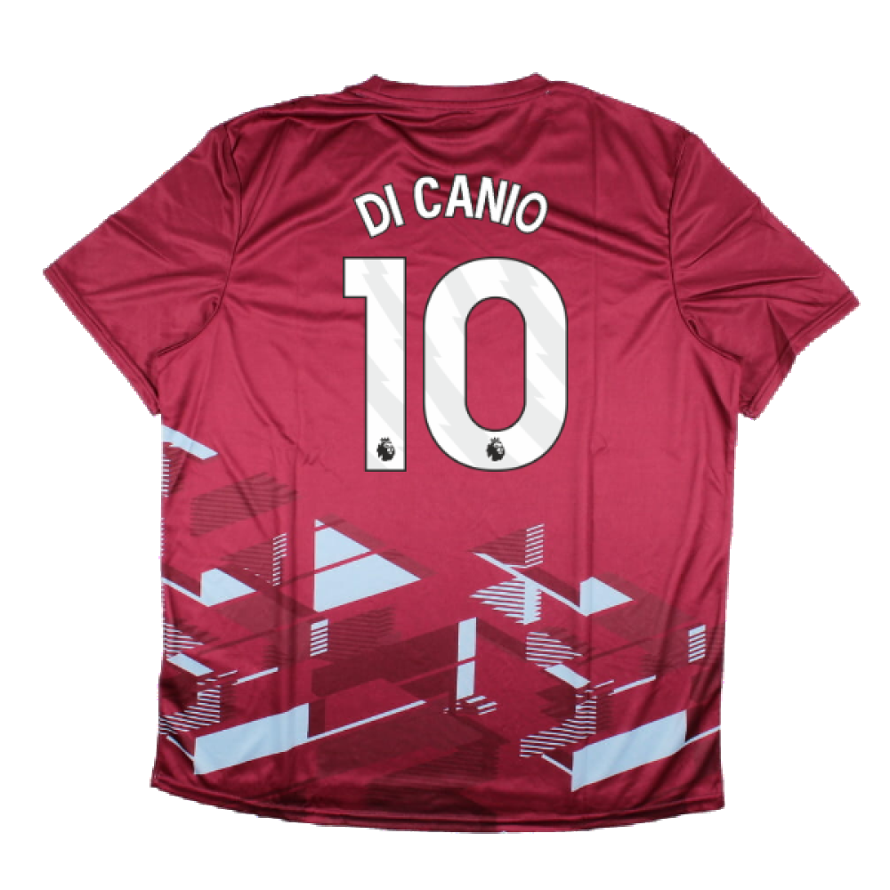 2023-2024 West Ham Warm Up Jersey (Claret) (DI CANIO 10)