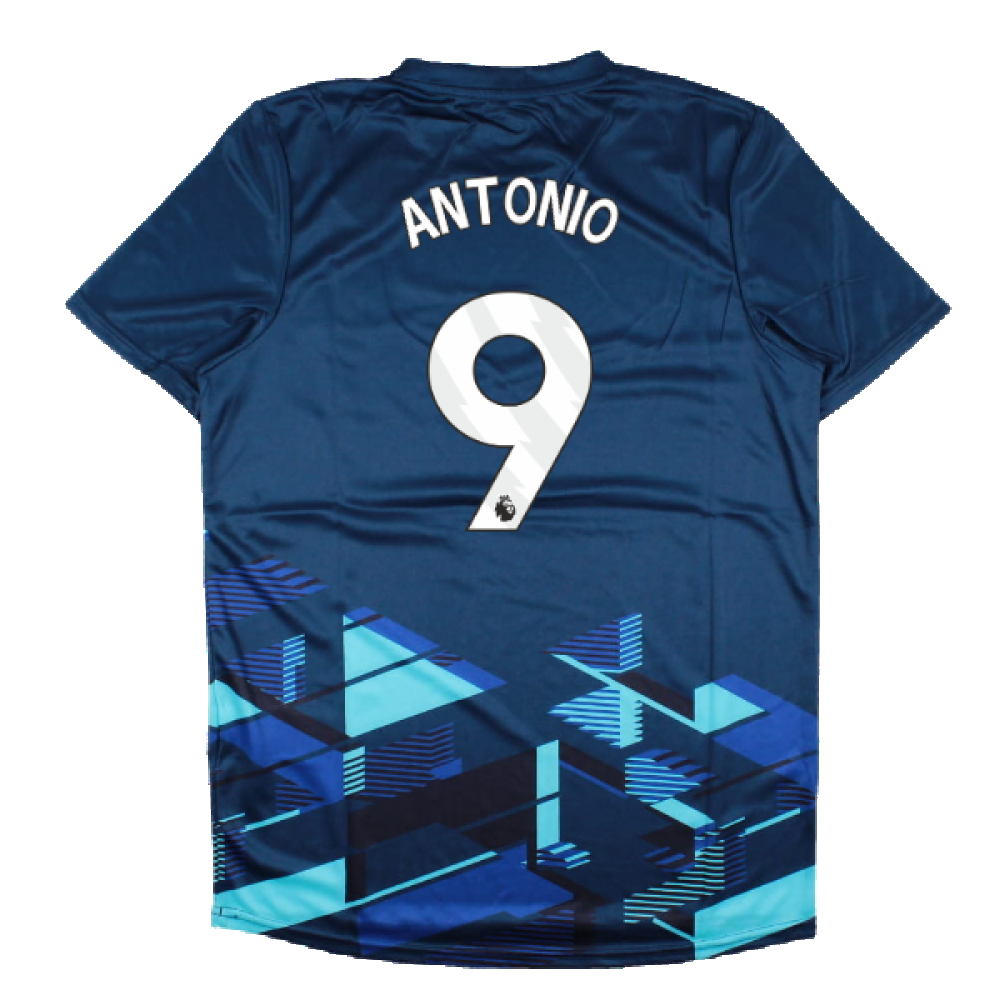 2023-2024 West Ham Warm Up Jersey (Navy) (ANTONIO 9)