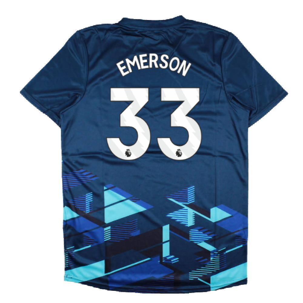 2023-2024 West Ham Warm Up Jersey (Navy) (EMERSON 33)