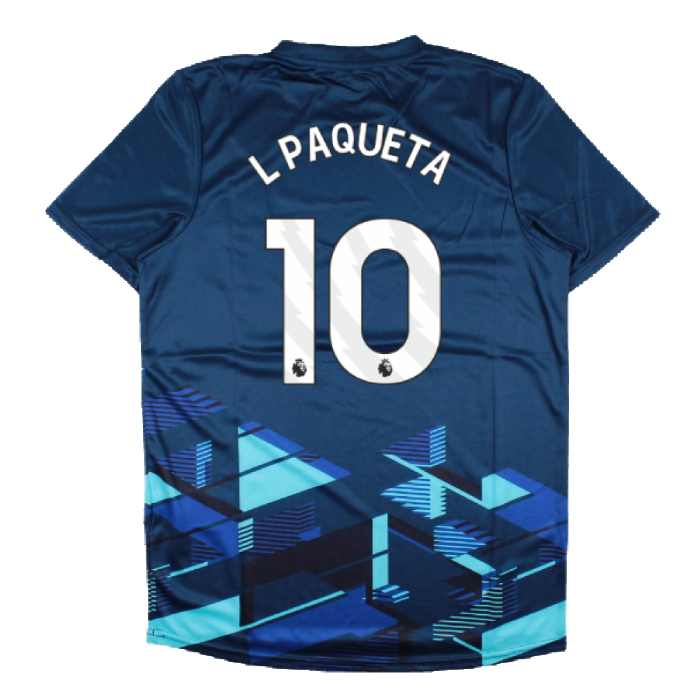 2023-2024 West Ham Warm Up Jersey (Navy) (L PAQUETA 10)