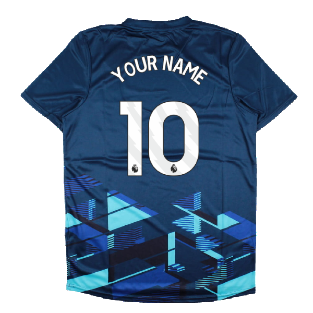 2023-2024 West Ham Warm Up Jersey (Navy) (Your Name)