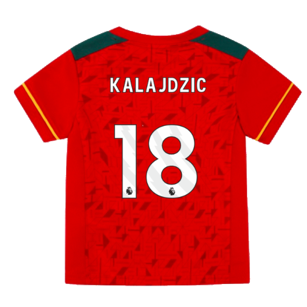 2023-2024 Wolves Away Mini Kit (KALAJDZIC 18)