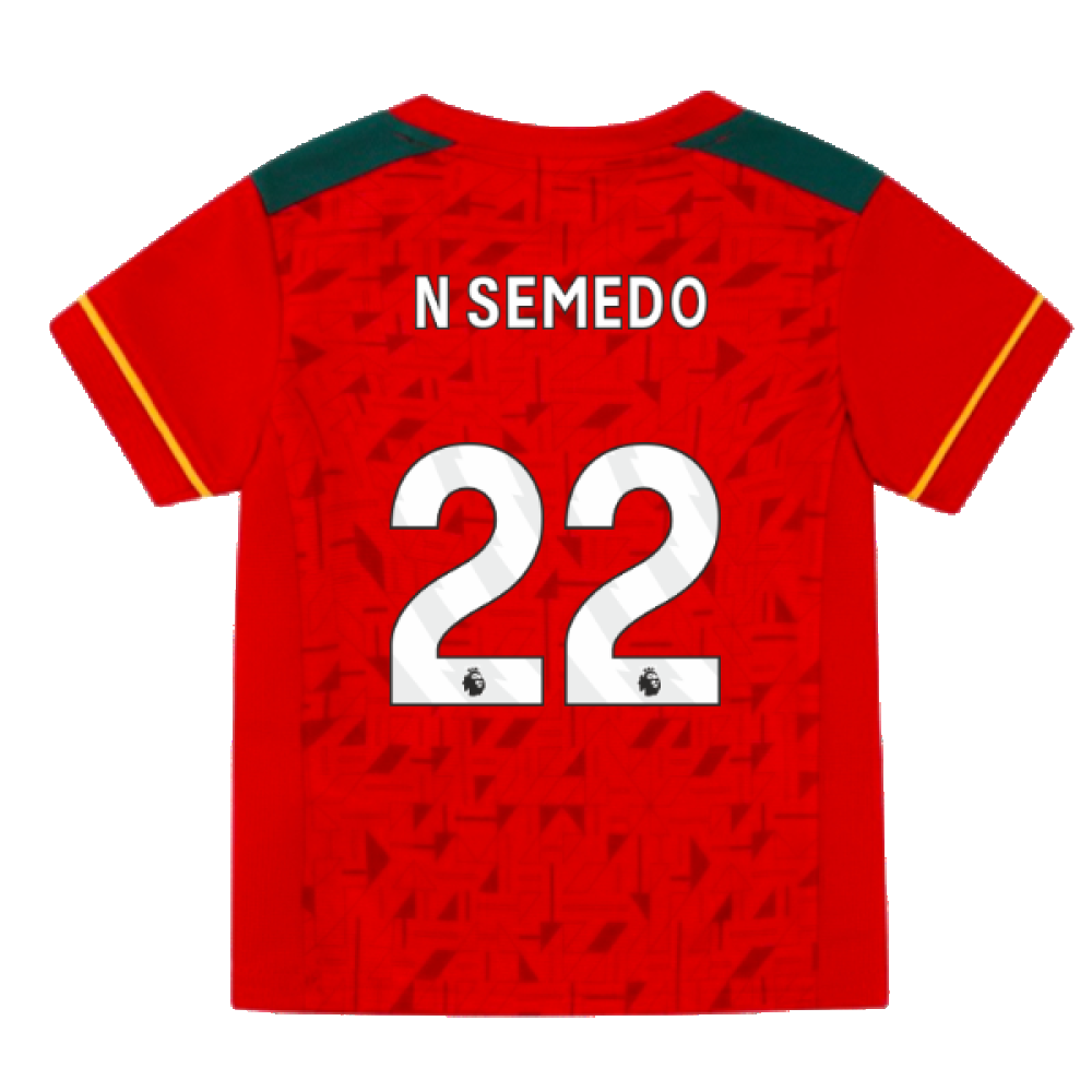 2023-2024 Wolves Away Mini Kit (N SEMEDO 22)