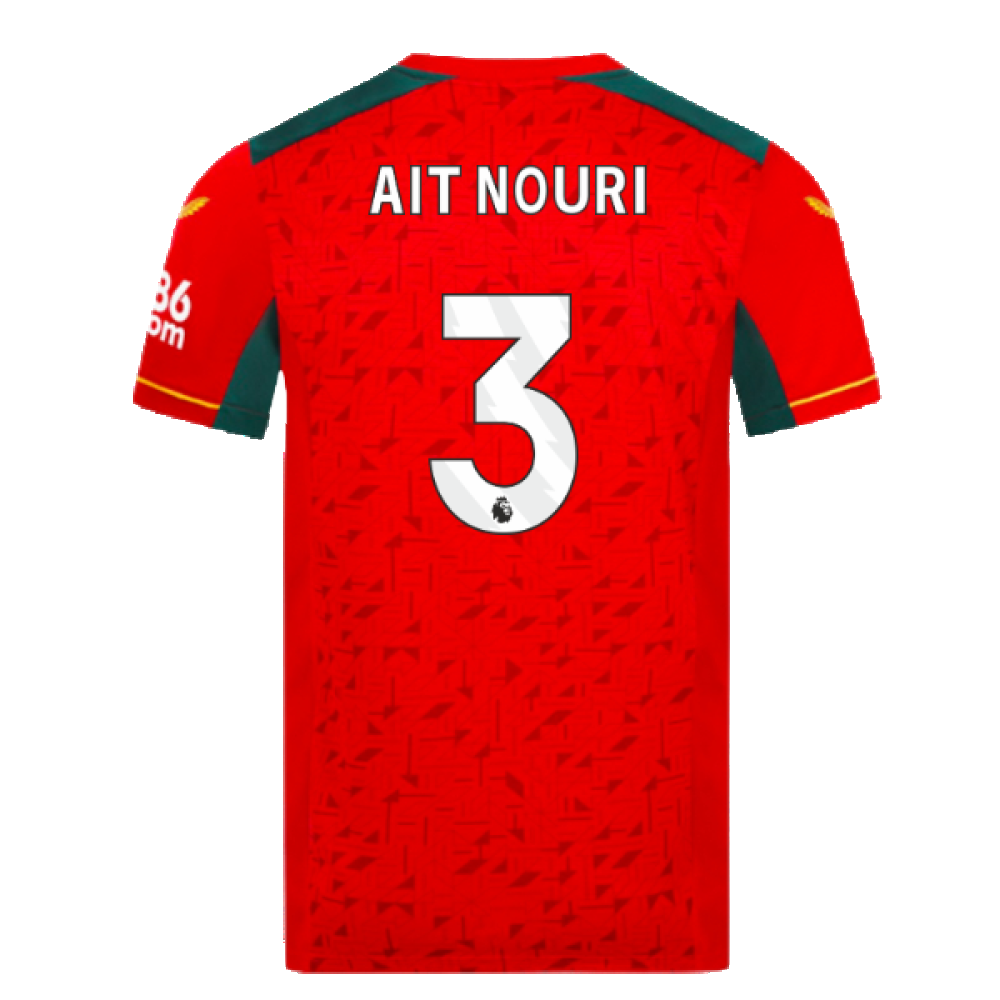 2023-2024 Wolves Away Shirt (AIT NOURI 3)