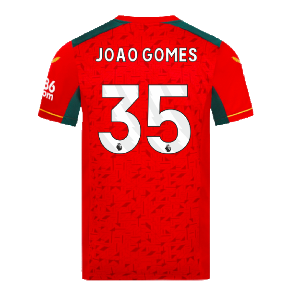 2023-2024 Wolves Away Shirt (JOAO GOMES 35)