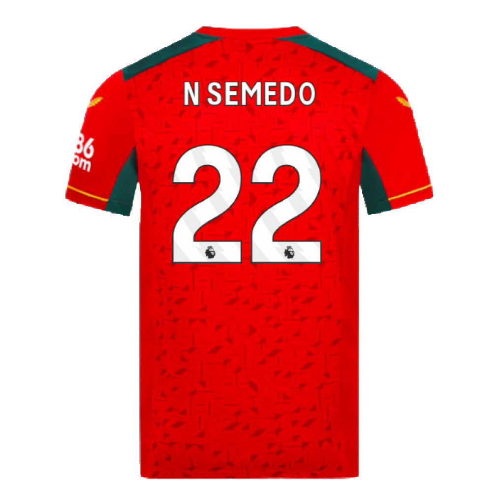 2023-2024 Wolves Away Shirt (N SEMEDO 22)