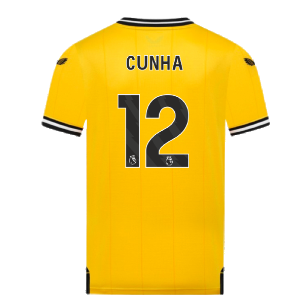 2023-2024 Wolves Home Shirt (Kids) (CUNHA 12)