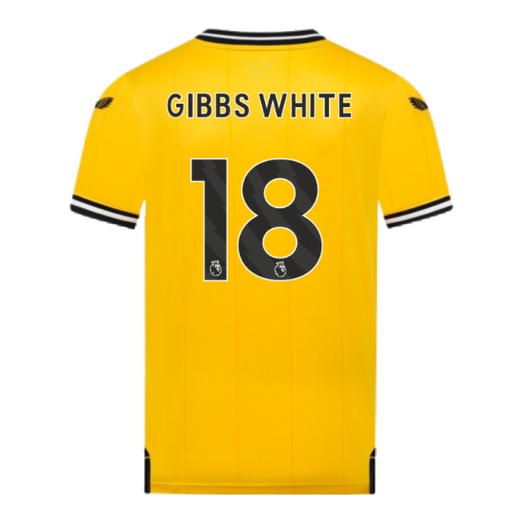 2023-2024 Wolves Home Shirt (Kids) (GIBBS WHITE 18)