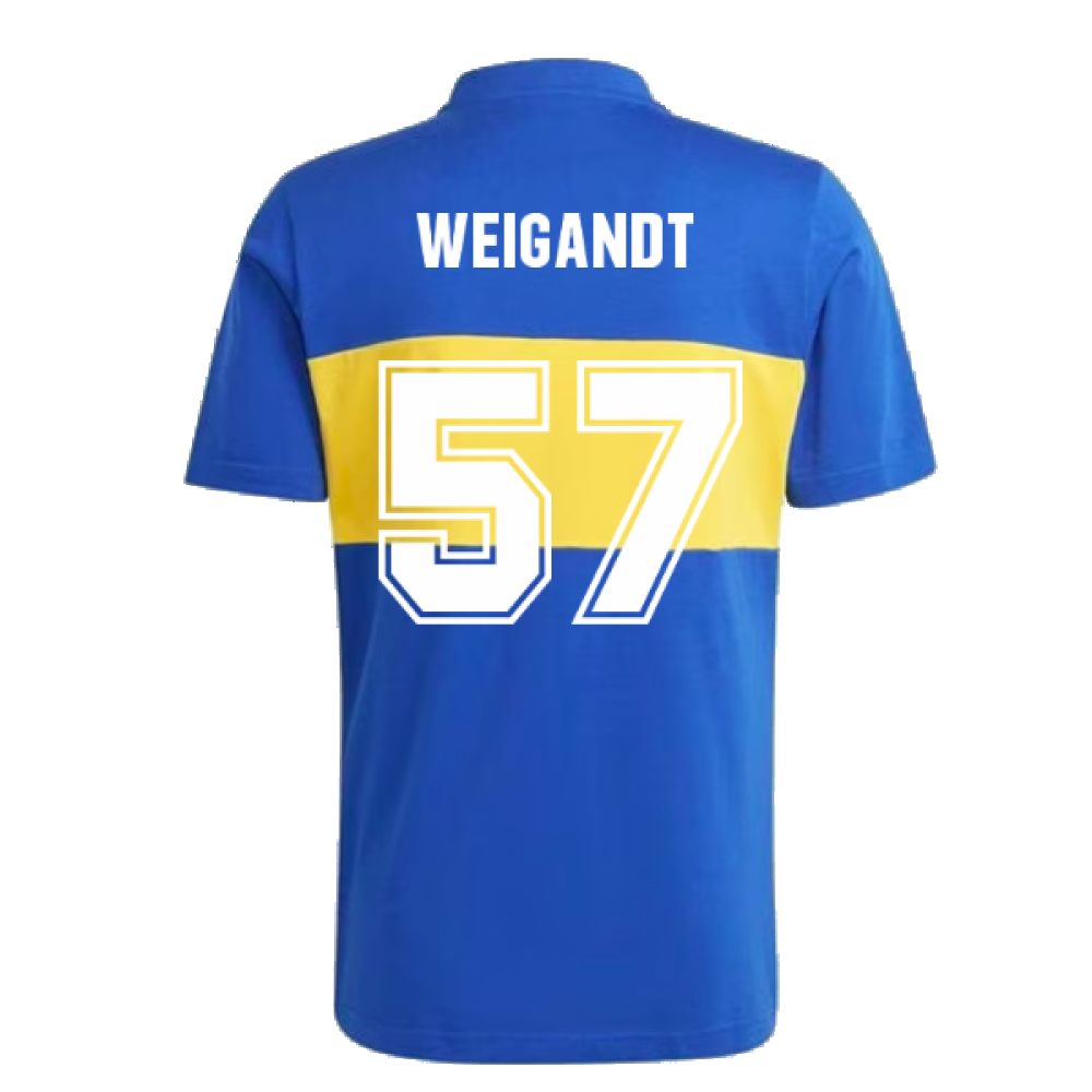 2023 Boca Juniors History Jersey (Weigandt 57)