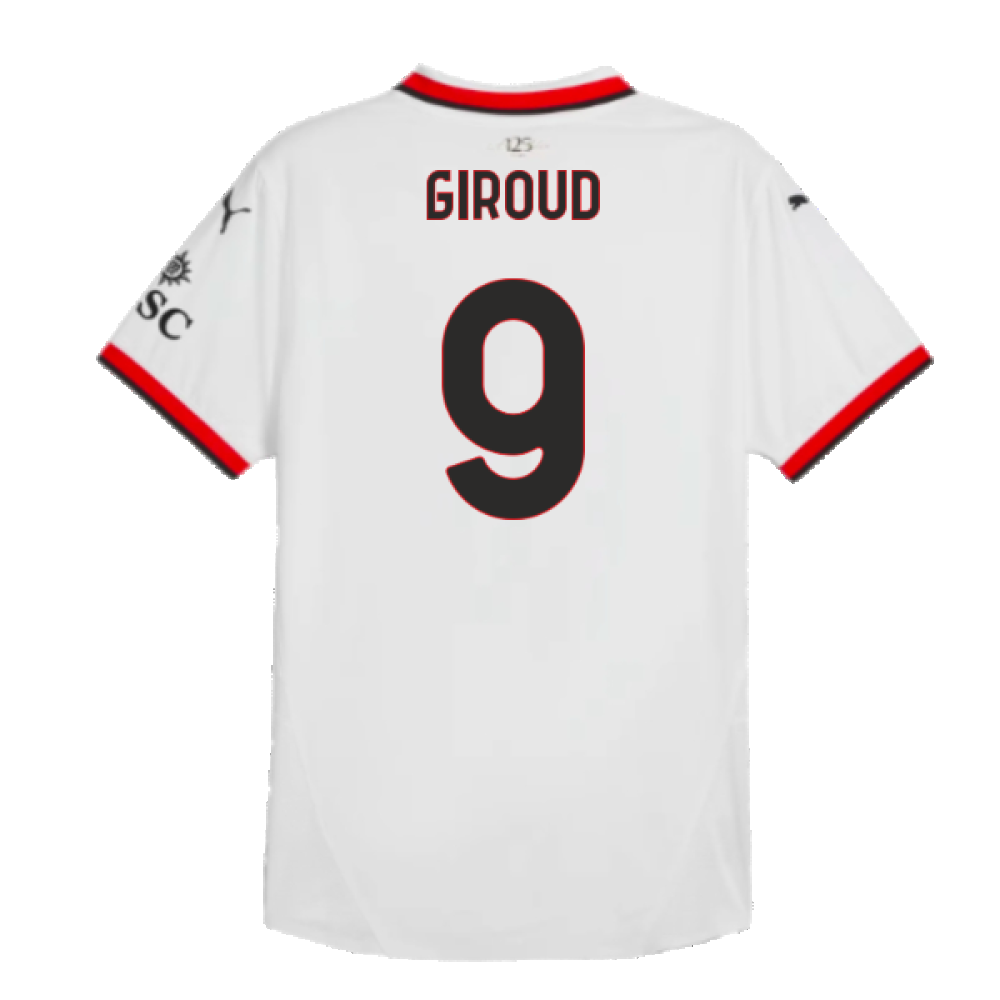 2024-2025 AC Milan Away Authentic Shirt (Giroud 9)