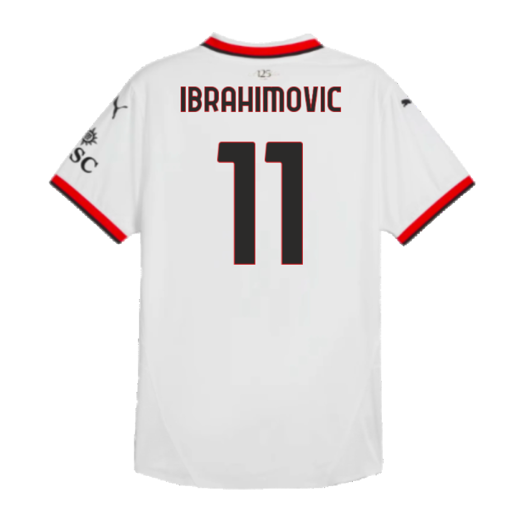 2024-2025 AC Milan Away Authentic Shirt (Ibrahimovic 11)