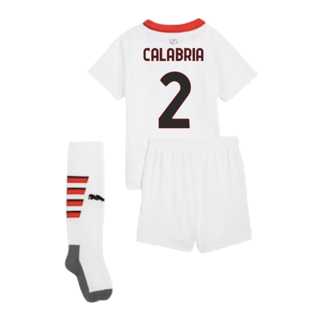 2024-2025 AC Milan Away Mini Kit (Calabria 2)