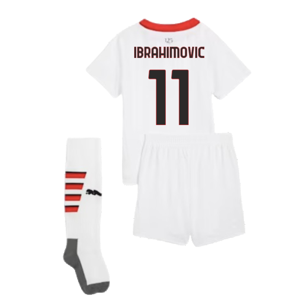 2024-2025 AC Milan Away Mini Kit (Ibrahimovic 11)