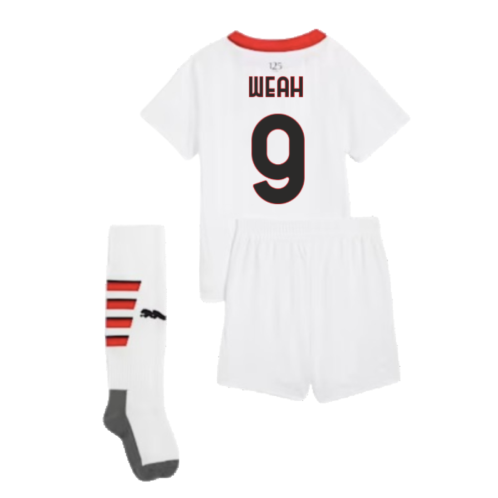 2024-2025 AC Milan Away Mini Kit (Weah 9)