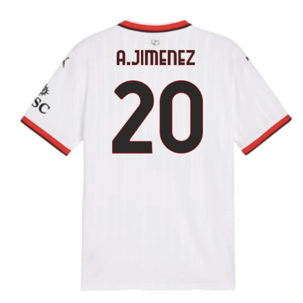 2024-2025 AC Milan Away Shirt (A.Jimenez 20)