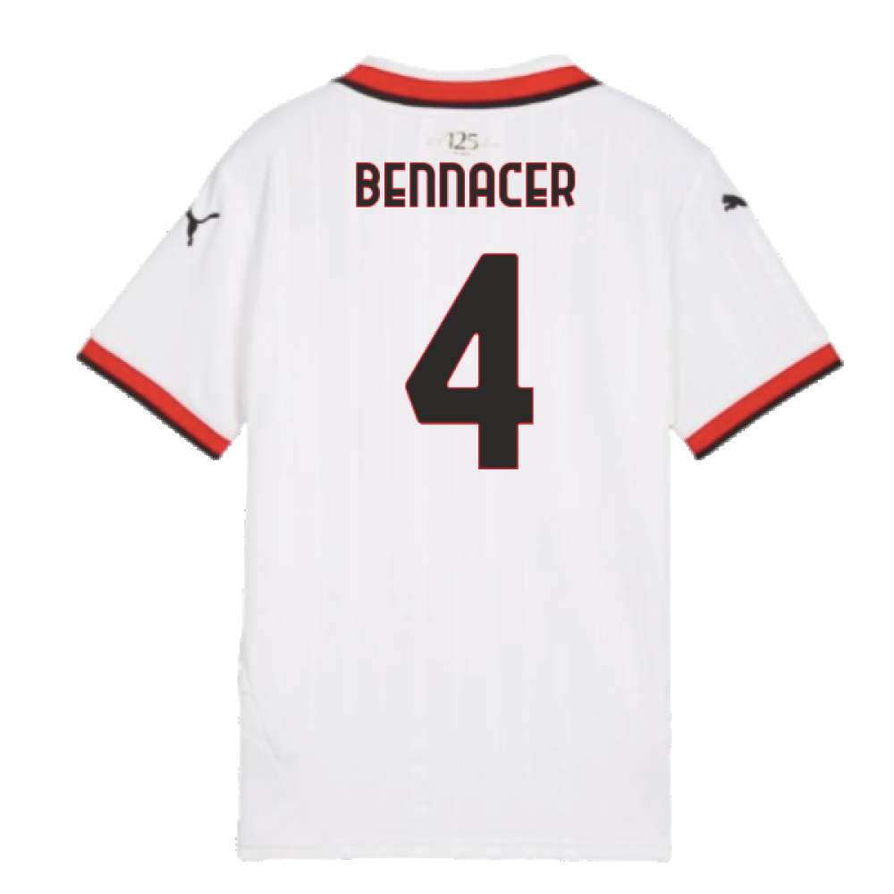 2024-2025 AC Milan Away Shirt (Kids) (Bennacer 4)