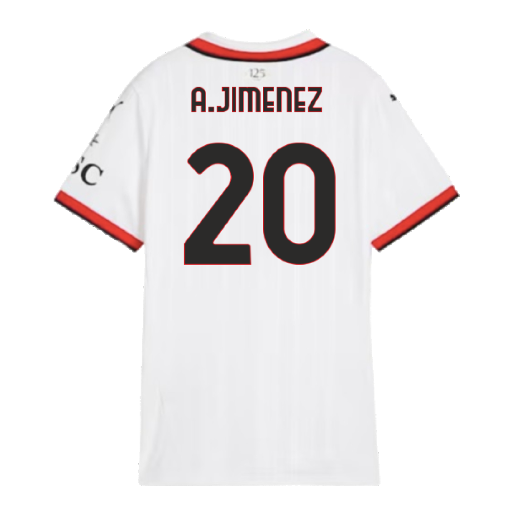 2024-2025 AC Milan Away Shirt (Womens) (A.Jimenez 20)