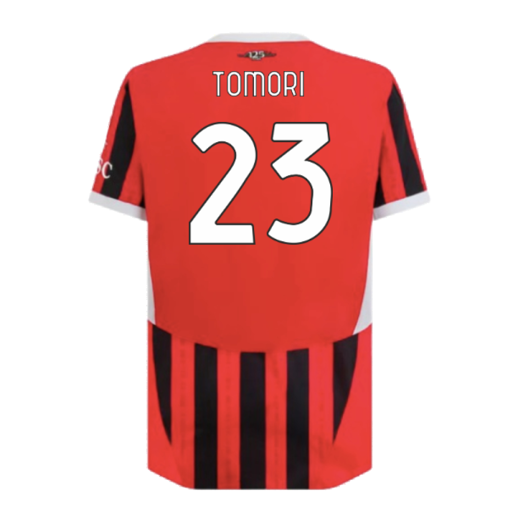 2024-2025 AC Milan Home Authentic Shirt (Tomori 23)