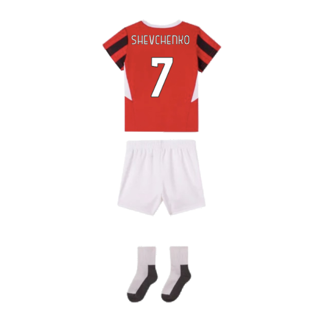 2024-2025 AC Milan Home Baby Kit (Shevchenko 7)