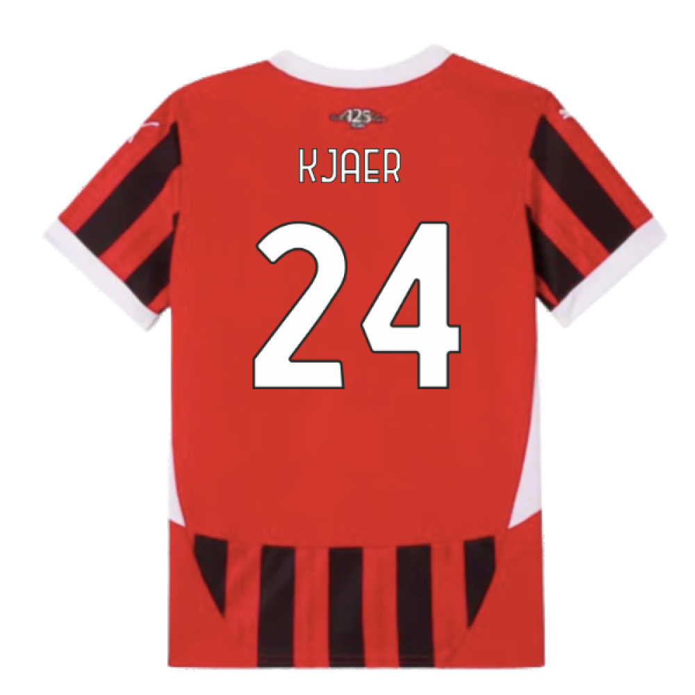 2024-2025 AC Milan Home Shirt (Kids) (Kjaer 24)