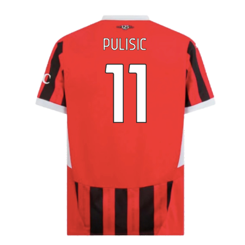 2024-2025 AC Milan Home Shirt (Pulisic 11)