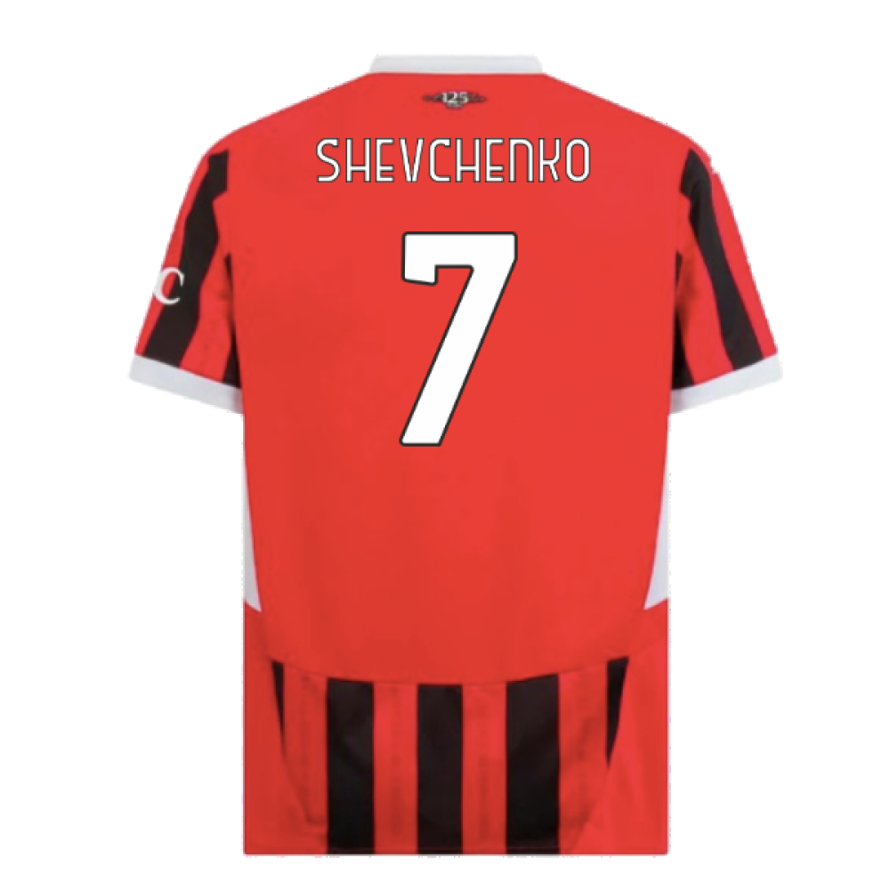 2024-2025 AC Milan Home Shirt (Shevchenko 7)