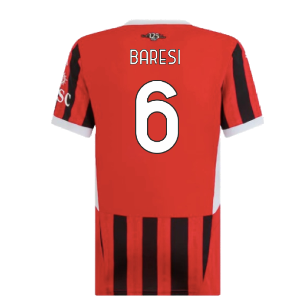 2024-2025 AC Milan Home Shirt (Womens) (Baresi 6)