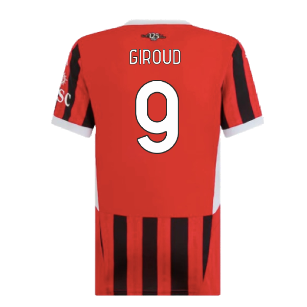 2024-2025 AC Milan Home Shirt (Womens) (Giroud 9)