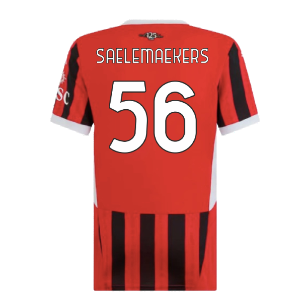 2024-2025 AC Milan Home Shirt (Womens) (Saelemaekers 56)