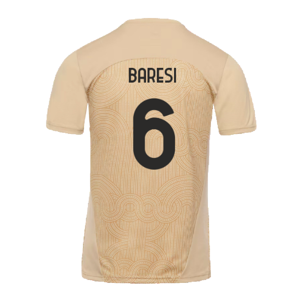 2024-2025 AC Milan Pre-Match Shirt (Putty) (Baresi 6)