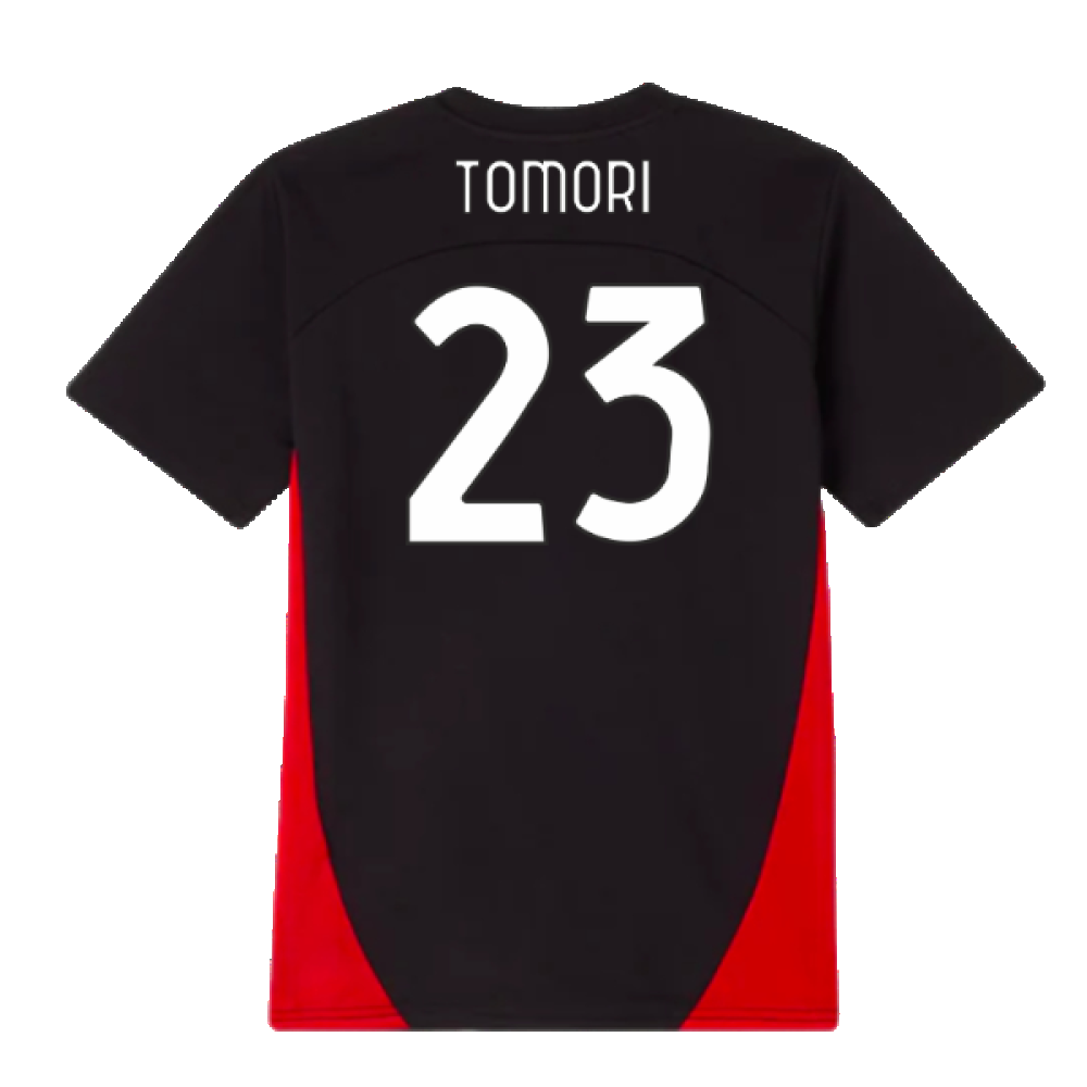 2024-2025 AC Milan Training Shirt (Black) - Kids (Tomori 23)