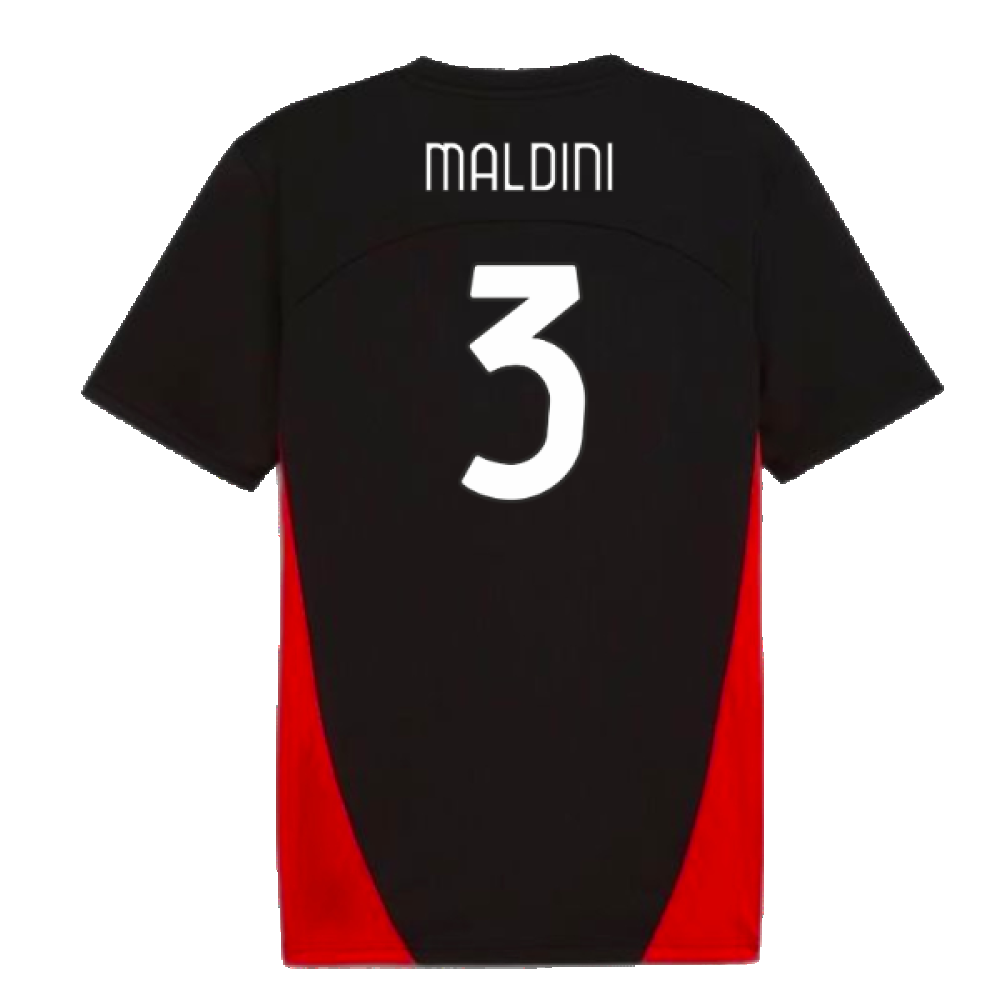 2024-2025 AC Milan Training Shirt (Black) (Maldini 3)