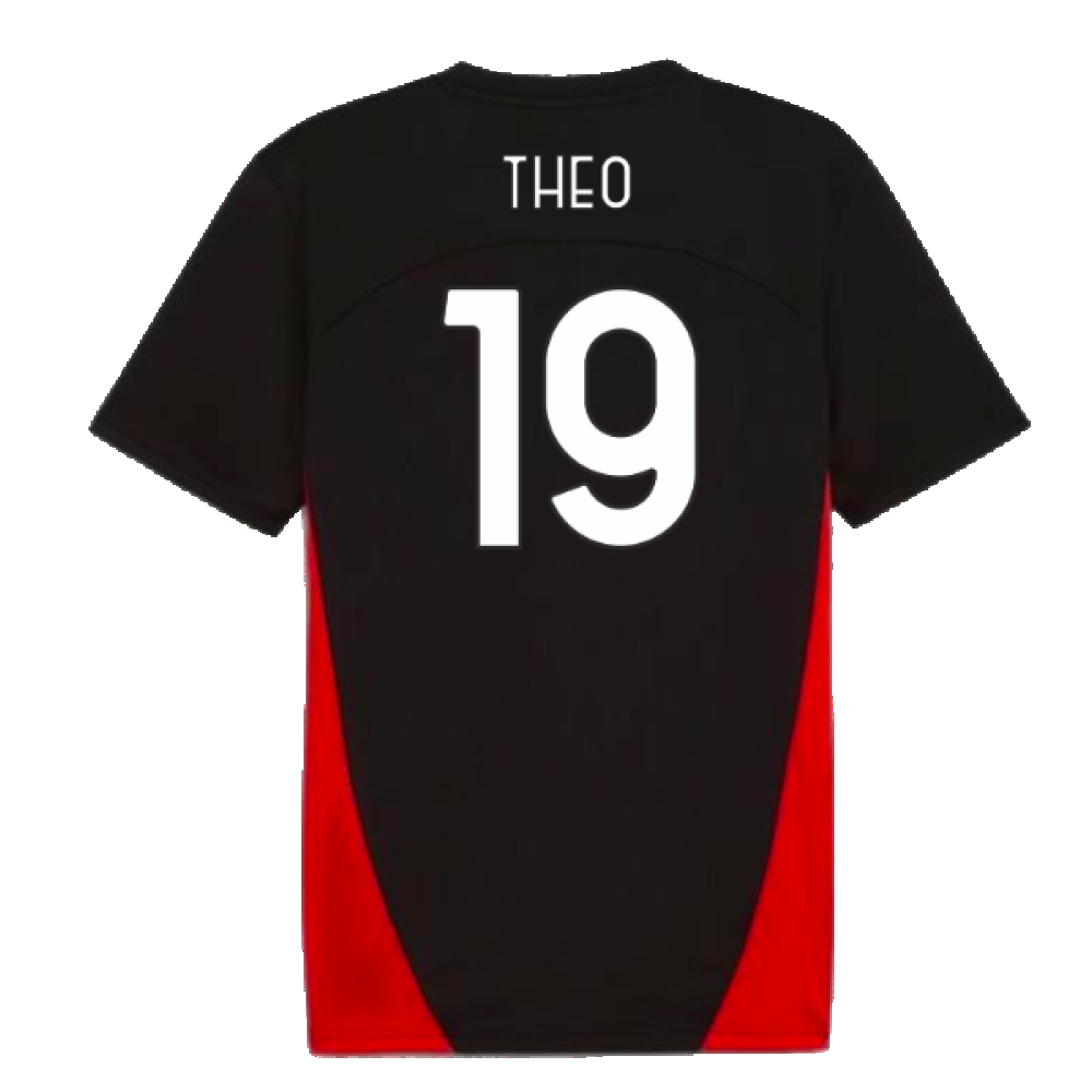 2024-2025 AC Milan Training Shirt (Black) (Theo 19)