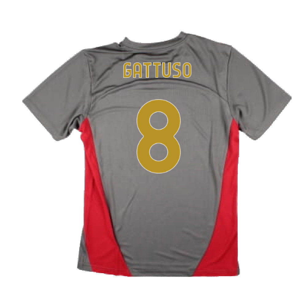 2024-2025 AC Milan Training Shirt (Grey) (Gattuso 8)