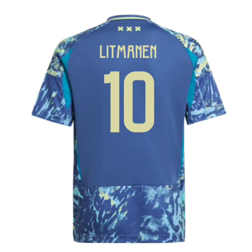 2024-2025 Ajax Away Mini Kit (Litmanen 10)