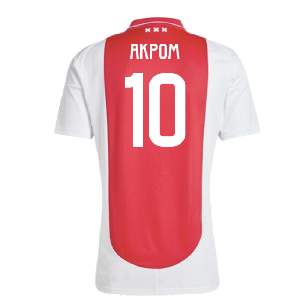 2024-2025 Ajax Home Shirt (Akpom 10)