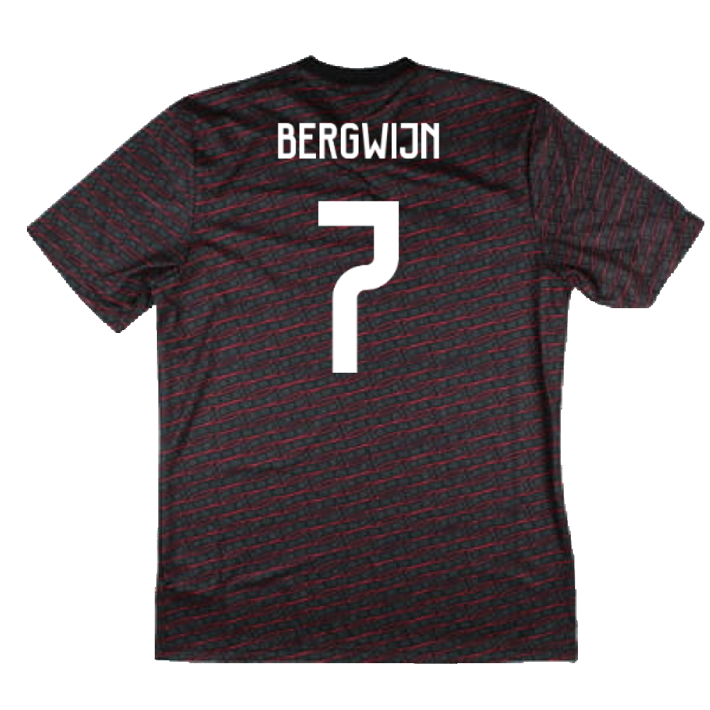 2024-2025 Ajax Pre Match Shirt (Black) (Bergwijn 7)