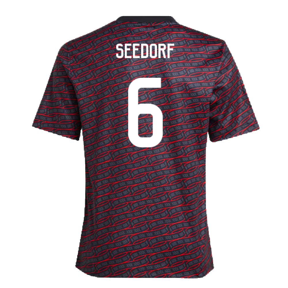 2024-2025 Ajax Pre Match Shirt (Black) - Kids (Seedorf 6)