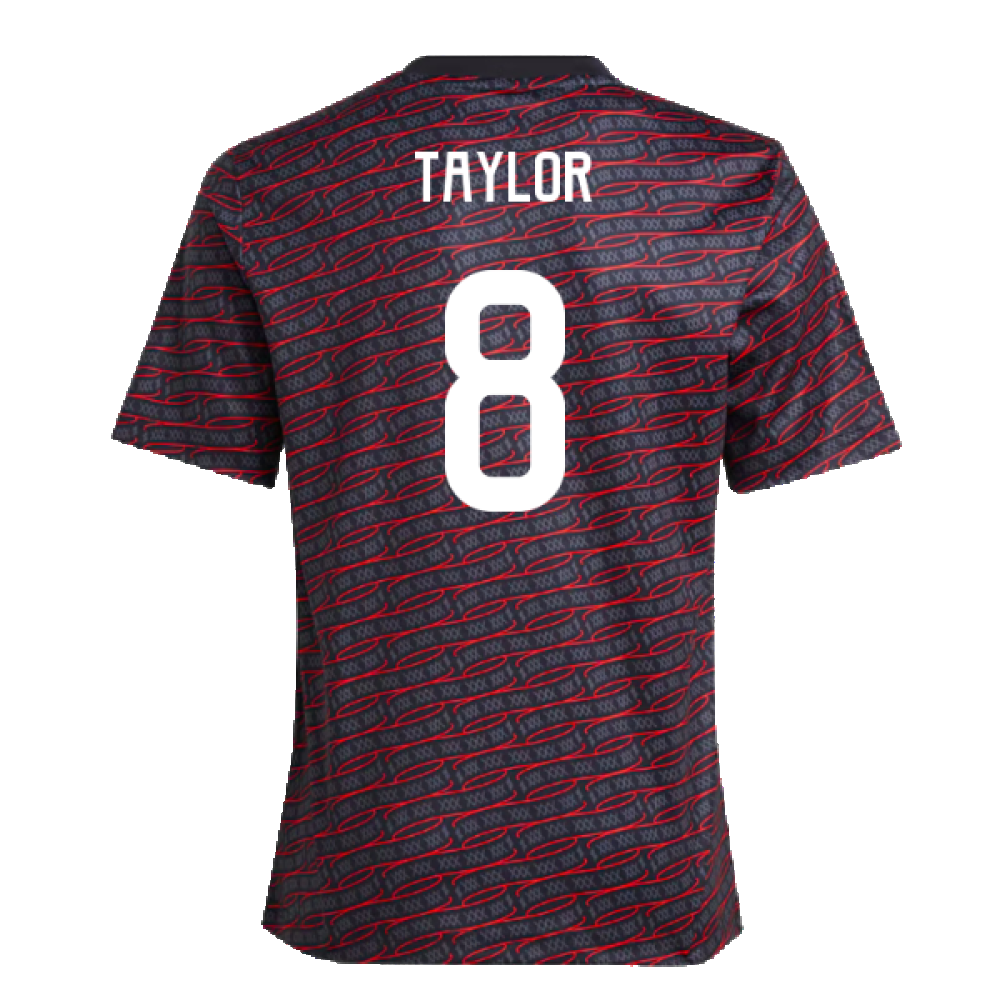 2024-2025 Ajax Pre Match Shirt (Black) - Kids (Taylor 8)