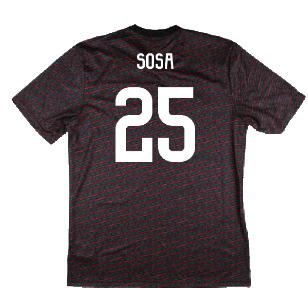 2024-2025 Ajax Pre Match Shirt (Black) (Sosa 25)